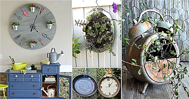 7 ungewöhnliche DIY Uhr Ideen für den Garten