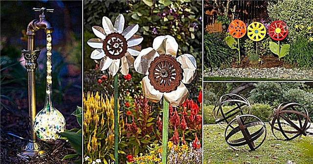 정원을 아름답게 꾸미는 31 DIY 정원 장식품 프로젝트