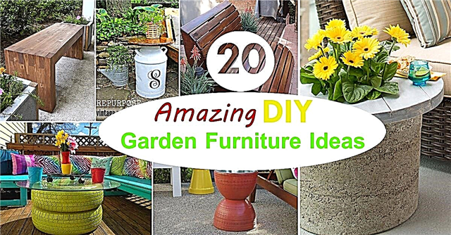20 úžasných nápadov na záhradný nábytok z vlastnej remeselnej výroby Nápady na terasy a záhradný nábytok