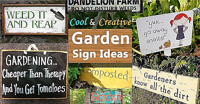 Nápady na záhradné znamenie