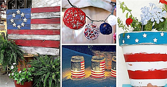 33 Fantastyczne i ŁATWE DIY Pomysły na dekoracje na 4 lipca