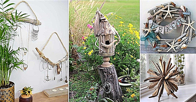 16 skvelých domácich projektov z naplaveného dreva pre domácnosť a záhradu
