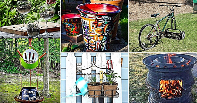 Más de 60 increíbles proyectos de jardín reciclados con bricolaje para 2019