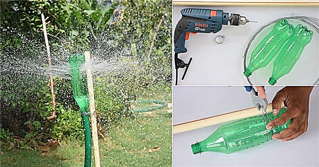 Sprinkler de grădină DIY ieftin și ușor din sticlă de plastic